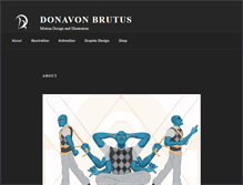 Tablet Screenshot of donavonbrutus.com